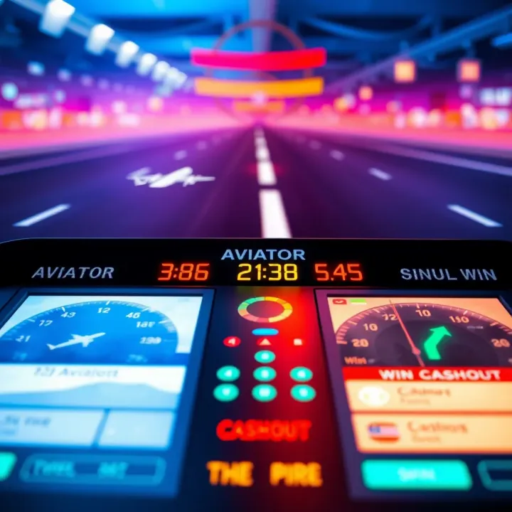 Dashboard of Aviator game featuring flight path and cashout options on Easywin platform