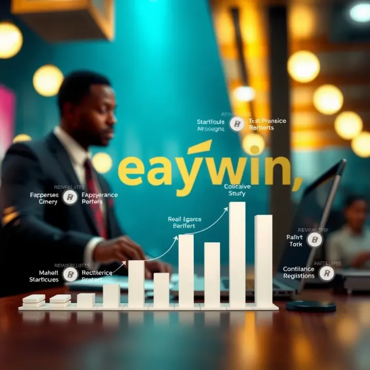 Illustration depicting the benefits and growth potential of joining the Easywin betting network