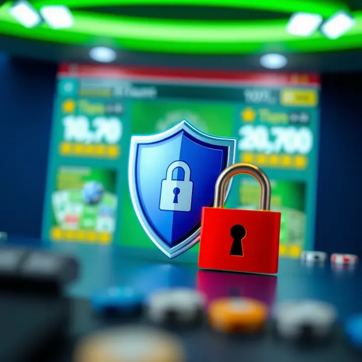 Illustration of a secure account with shield and lock symbols representing account protection on Easywin