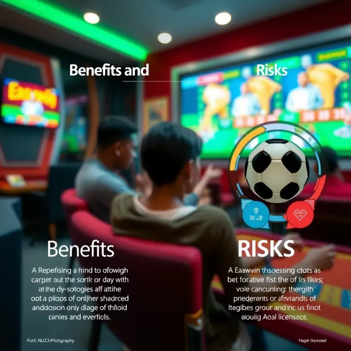 Graphical representation of benefits and risks of using Easywin for online gaming in Nigeria