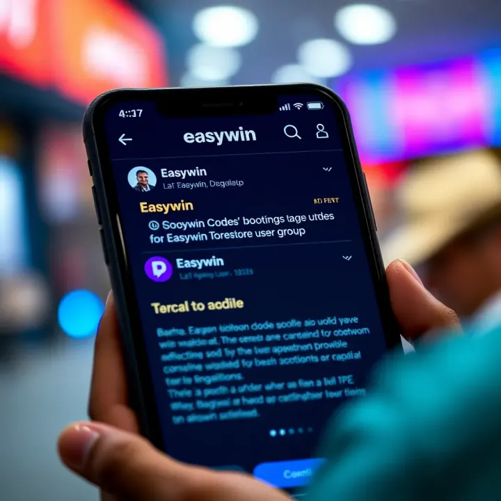 Telegram interface displaying Easywin booking codes shared within a Nigerian user group