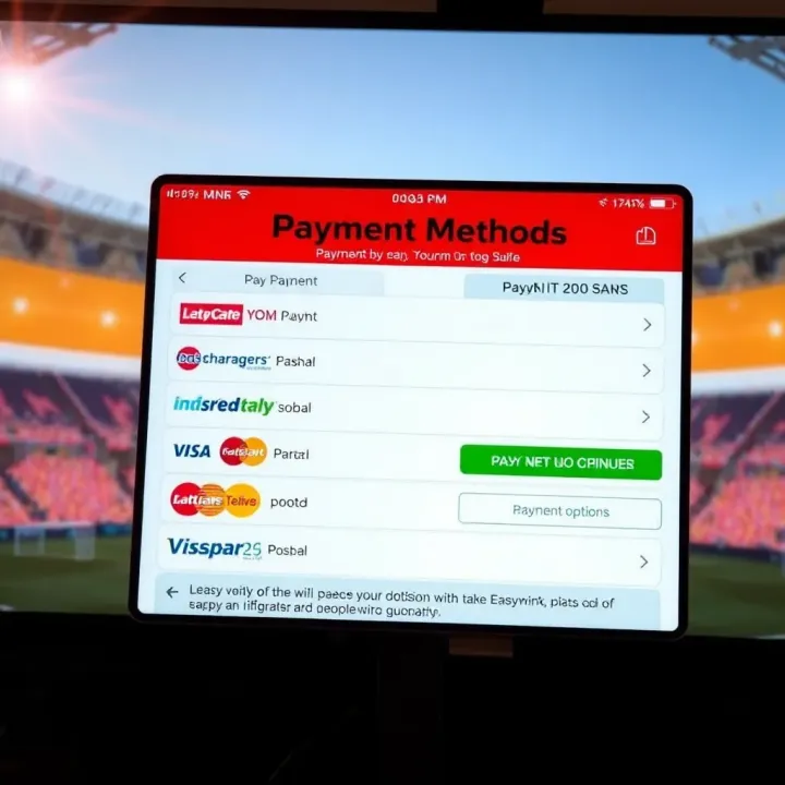Display of multiple payment options available on Easywin Dog House for Nigerian bettors