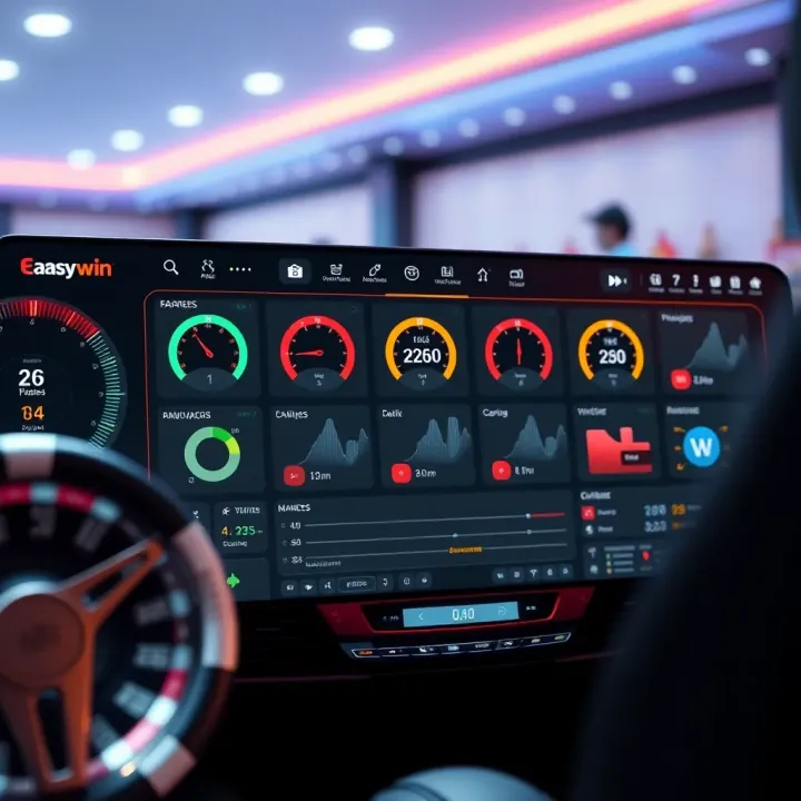 Easywin Dashboard with Enhanced Tools and Navigation Dashboard with new Easywin tools displaying improved navigation and expanded functionalities