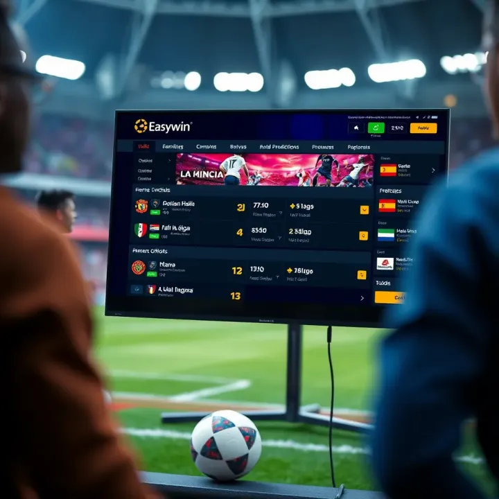 A digital betting platform interface showing La Liga match odds and prediction options