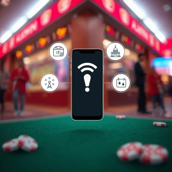 Illustration of a mobile phone with network icons indicating strong connectivity and data efficiency