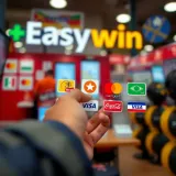 Illustration of digital payment methods available for Easywin transactions in Nigeria