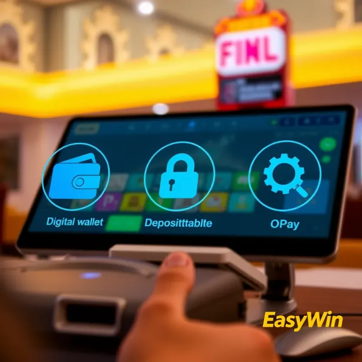 Illustration of digital wallet and payment icons representing deposit management and verification