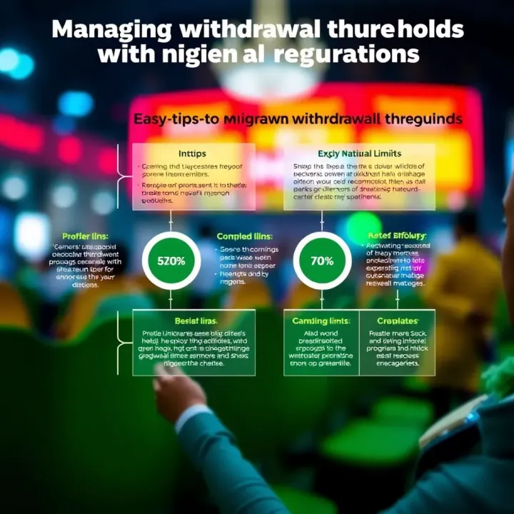 Diagram showing practical tips for managing withdrawal thresholds within Nigerian regulatory framework