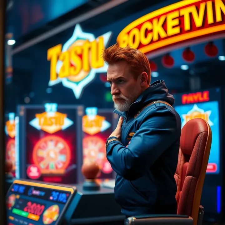 Gameplay interface showcasing Easywin Rocketman online game features