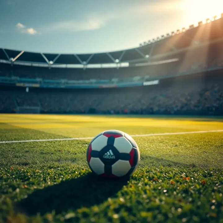 Key Elements Influencing Soccer Predictions Illustration of a soccer field with highlighted key factors influencing match outcomes