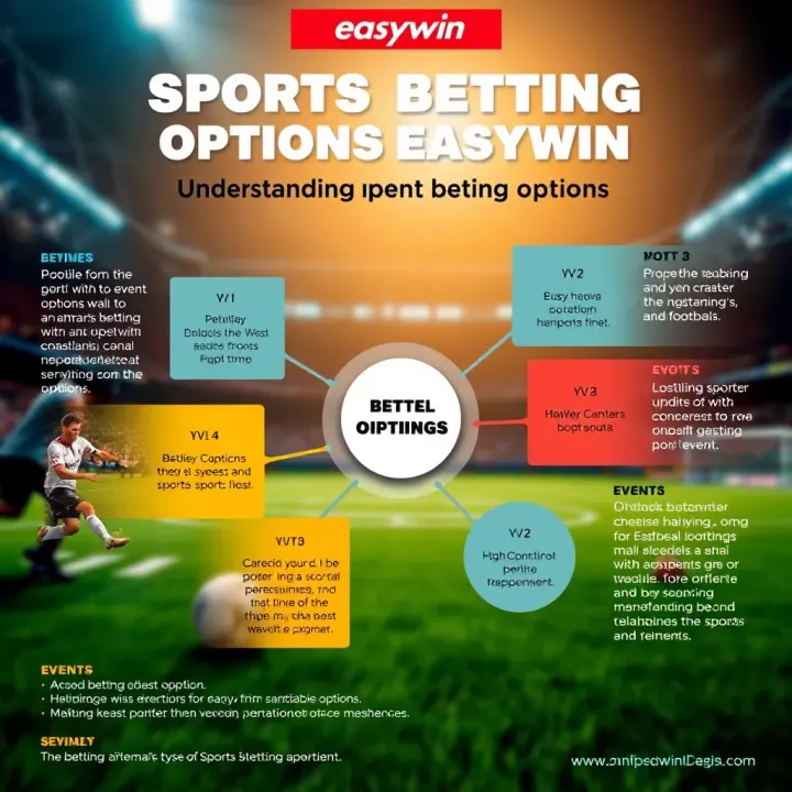 Overview of Sports Betting Options in Easywin Diagram explaining different types of betting options available in sports events