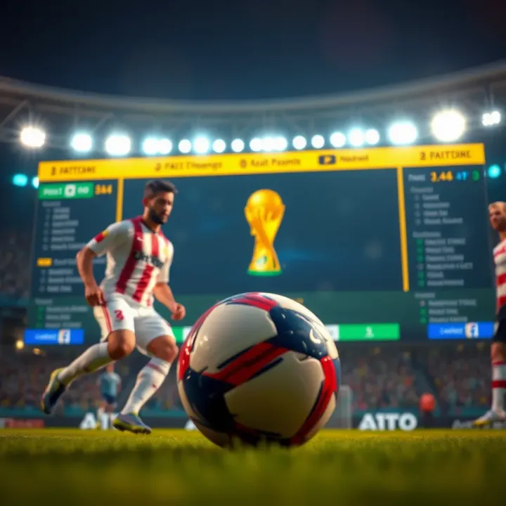Detailed football match analysis highlighting team strategies and player strengths for World Cup predictions