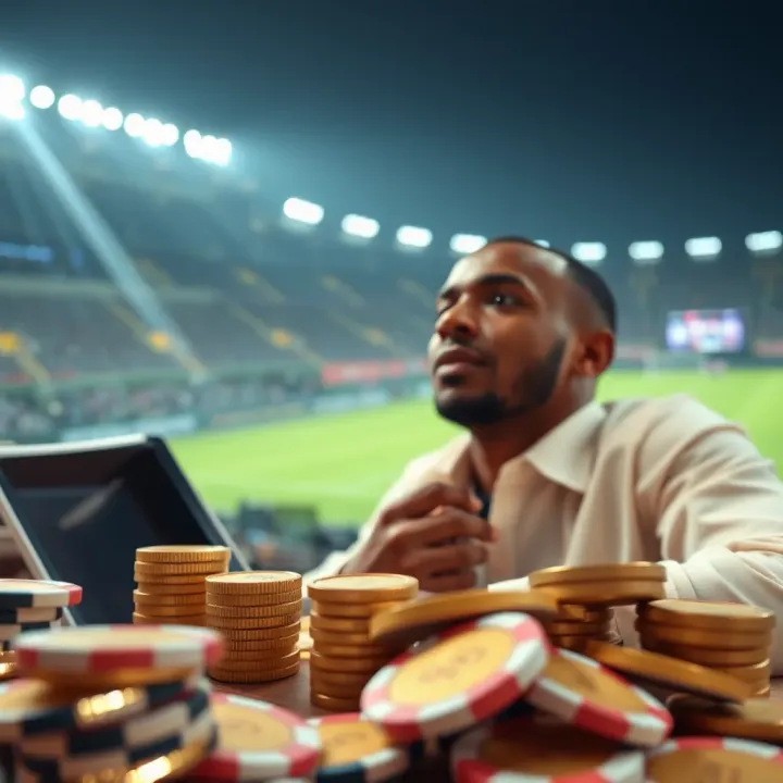 Illustration of money management and smart betting tactics