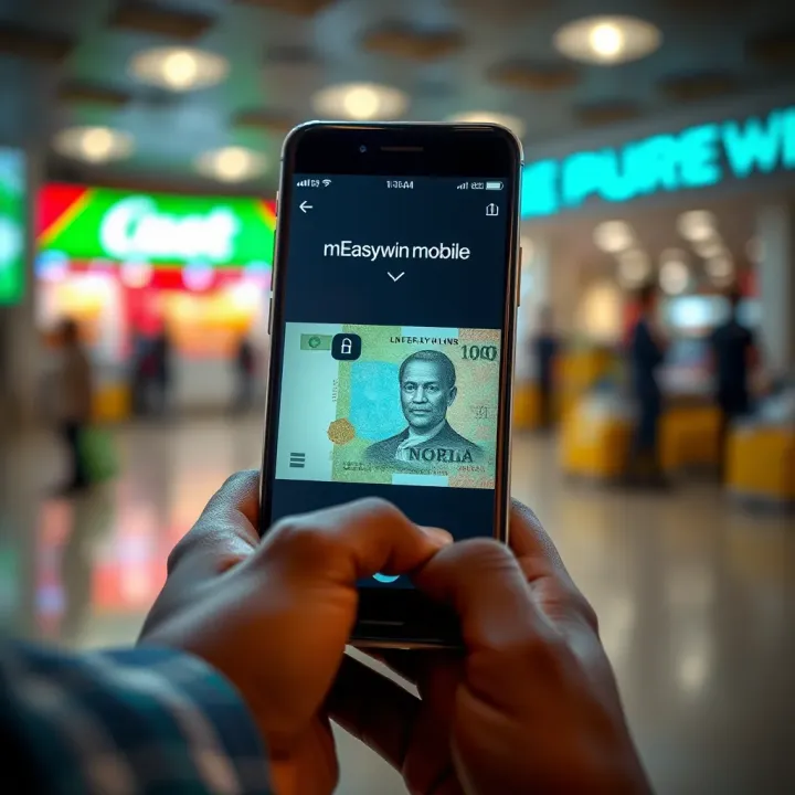 Secure payment transaction on mobile with Nigerian Naira currency symbol