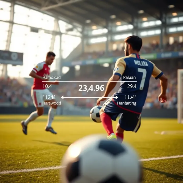 Diagram showing how Asian handicap creates balanced betting odds between two football teams