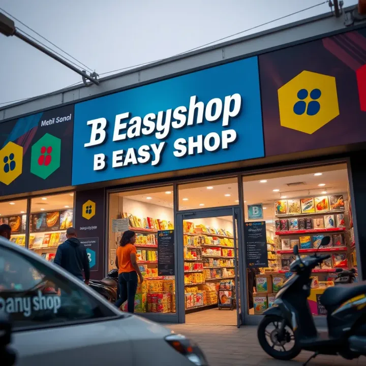 B Easywin Shop storefront showcasing a variety of affordable products in Nigeria