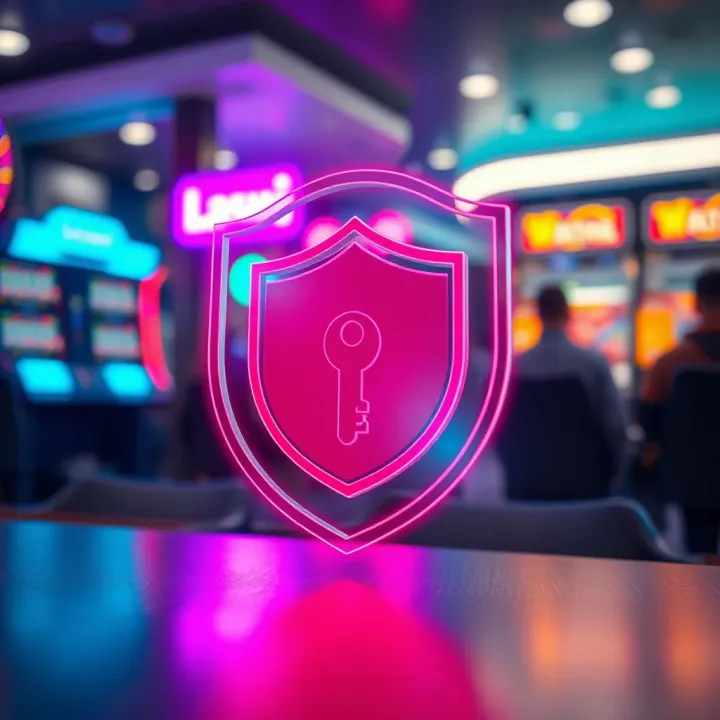 Visual representation of secure account reactivation with shield and key icons
