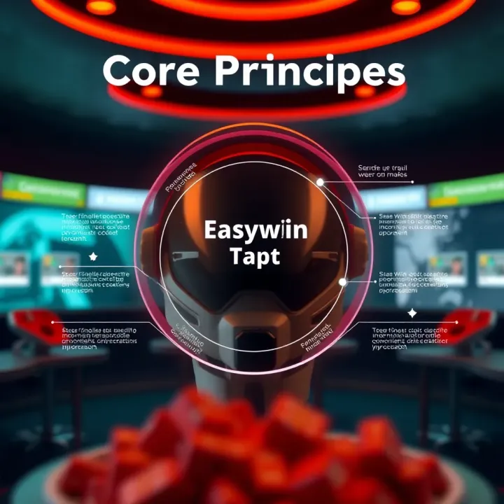 Diagram illustrating the core principles and workflow of the Easywin Spaceman Algorithm in computational optimization