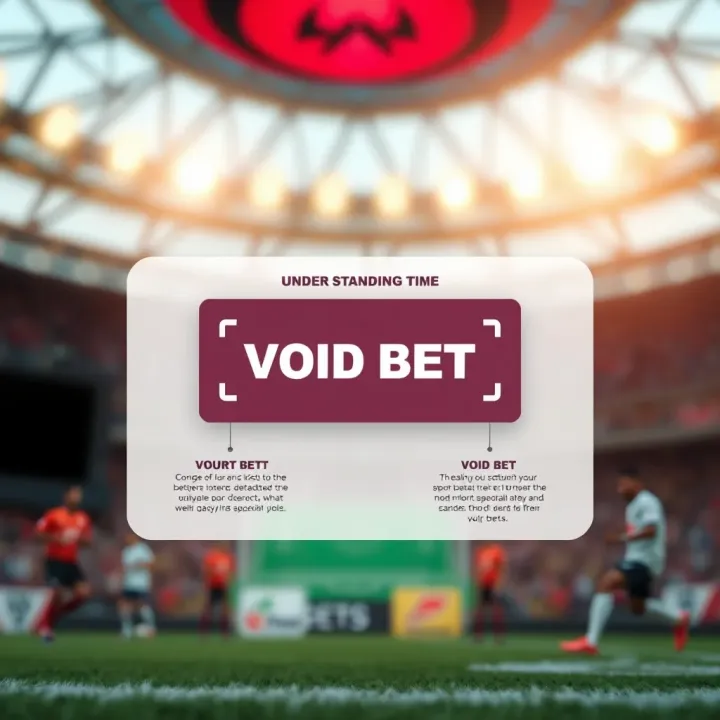 Diagram illustrating the concept of a void bet in sports betting on Easywin platform